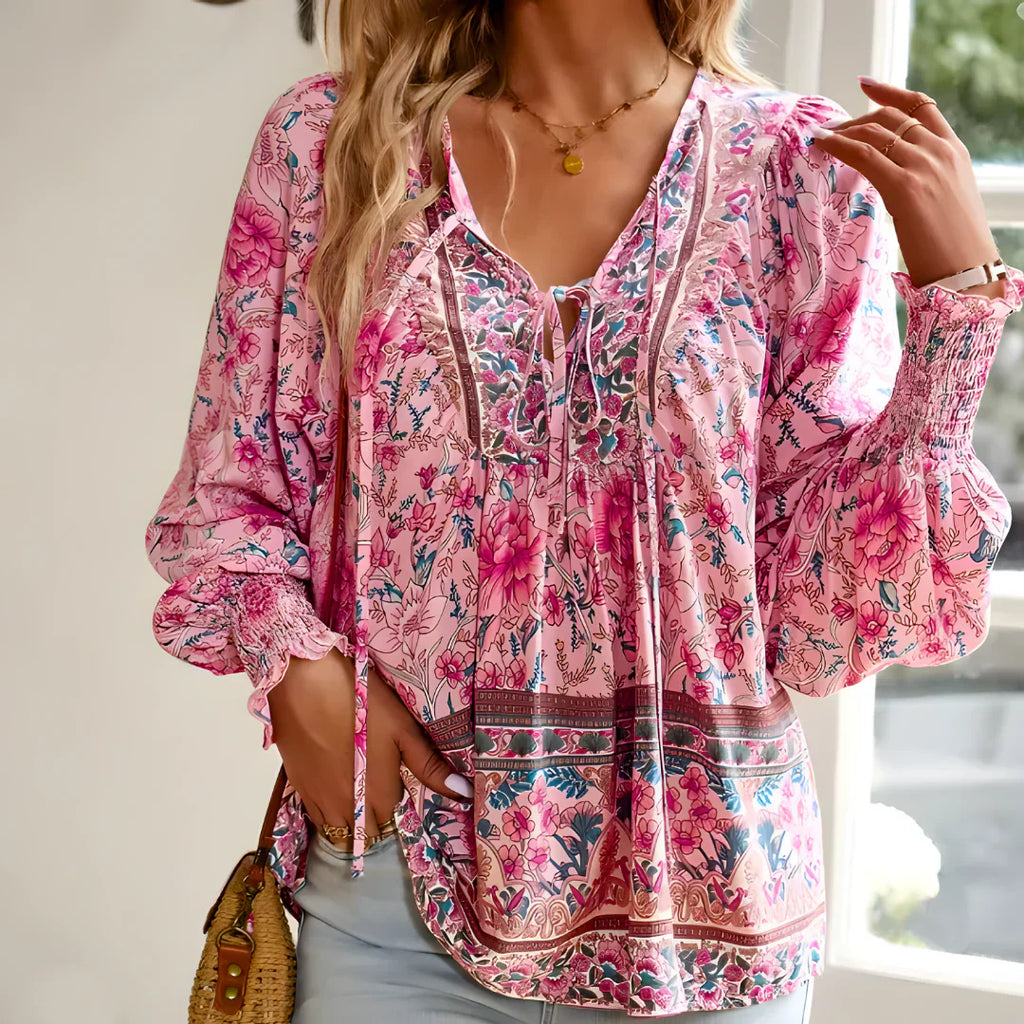 Lunelle™ Mila Blouse – Effortless Elegance