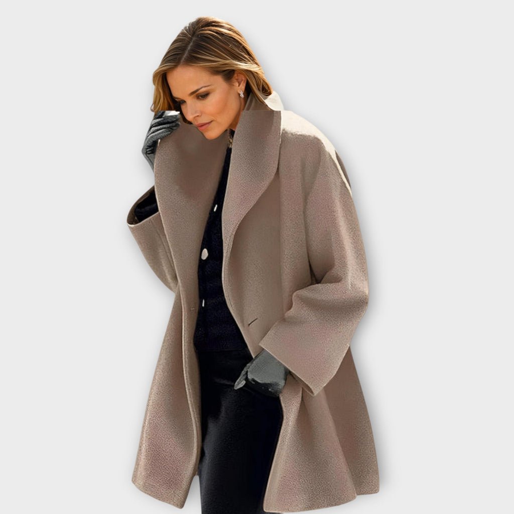 Lunelle™ Elara Coat – Elegant Winter Fit