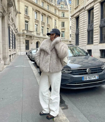 Damen Luxuriöse Jacke | Stilvoll | Kuschelig & Zeitlos | Perfekt für Winter & Alltag