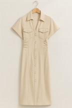 Lunelle™ Ava Dress – Elegant Winter Style