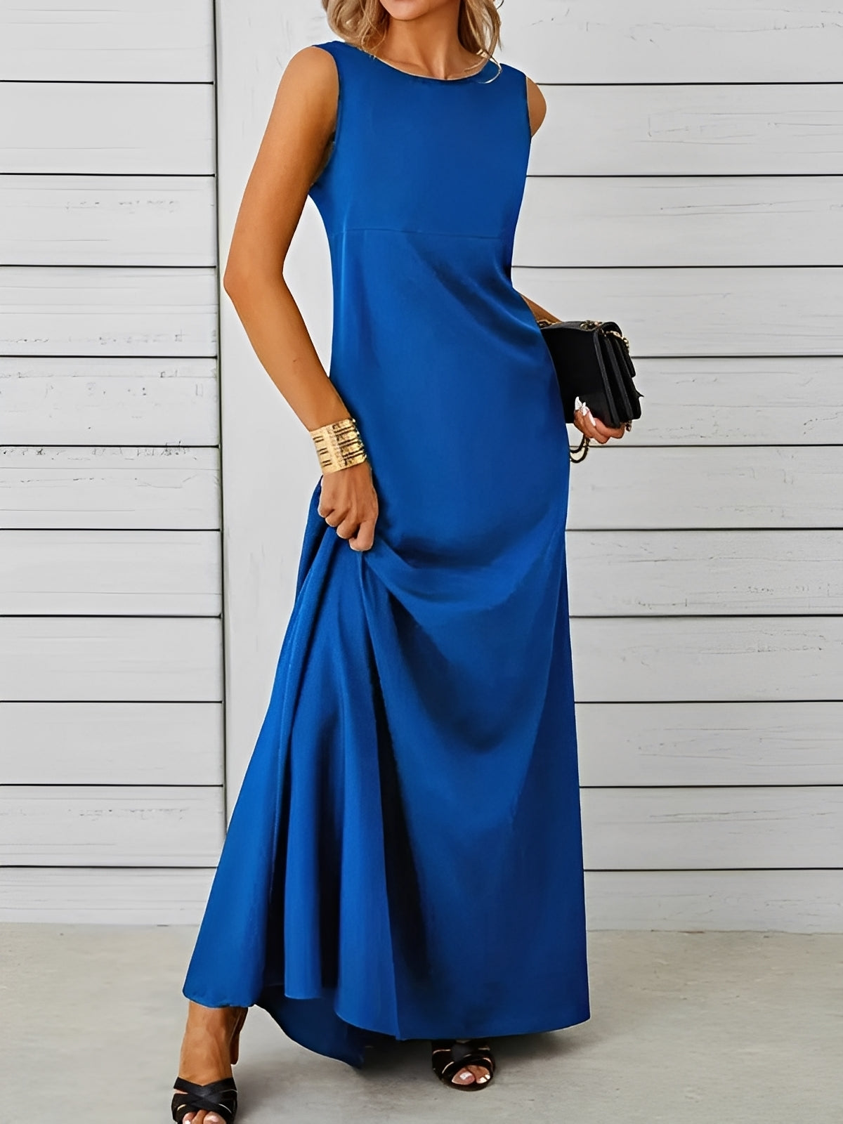 Sorelle Damen Maxi Kleid - Leichtgewichtig, Informelle Sommerkleider